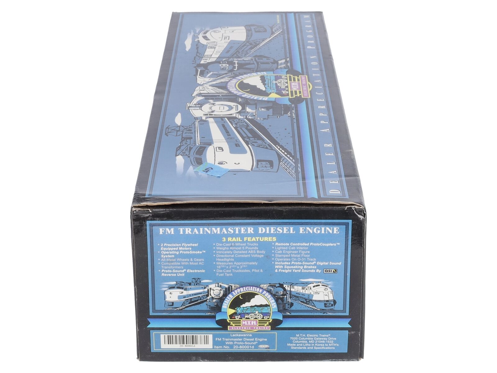 D.A.P. Lackawanna FM Trainmaster with ProtoSound