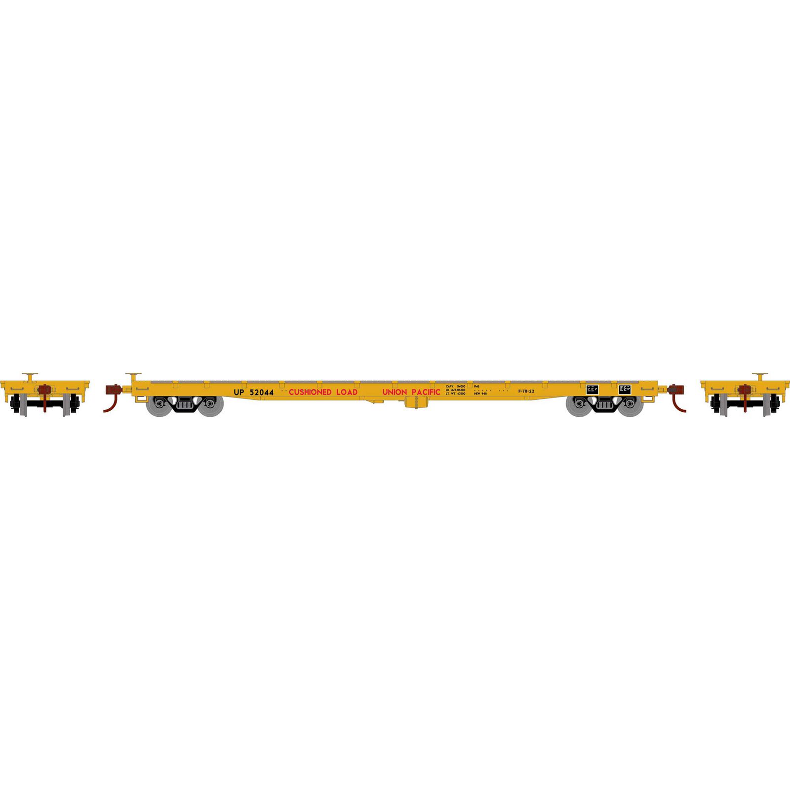 Union Pacific 60' Flat Car #52044