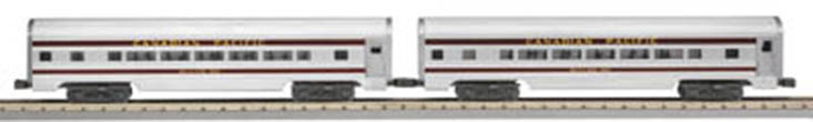 D.A.P. 2000 Canadian Pacific 60' aluminum coach 2-pack
