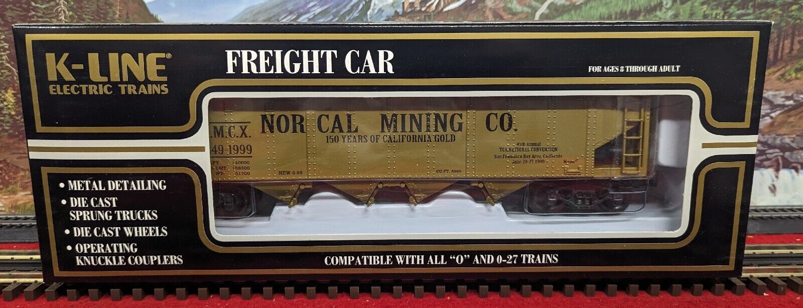 Norcal Mining Co. die-cast scale hopper 1999 TCA National Convention