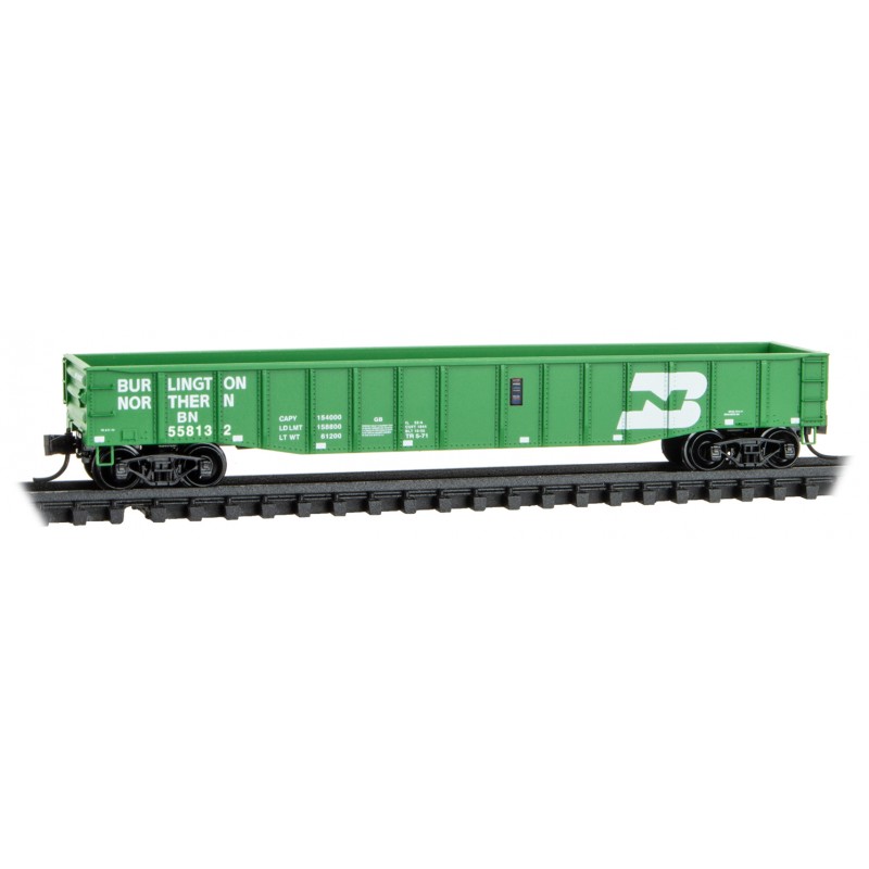 Burlington Northern 50' steel side gondola #558132