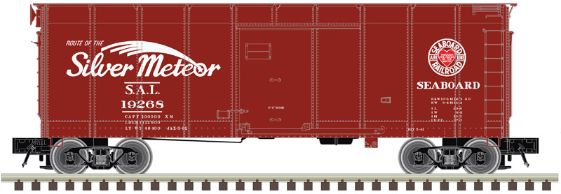 Seaboard Air Line "Silver Meteor" 40' wagon top boxcar #19027