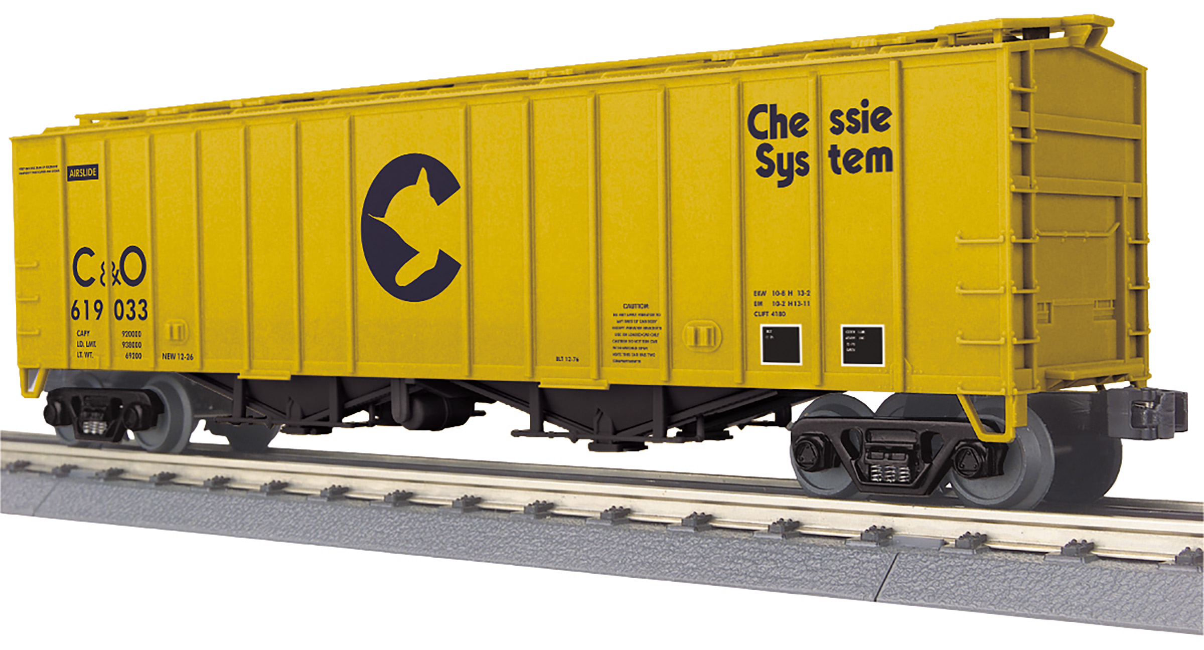 Chessie System airslide covered hopper #619033