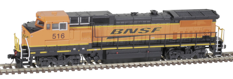 BNSF (late swoosh) Dash 8-40BW #529 with LokSound
