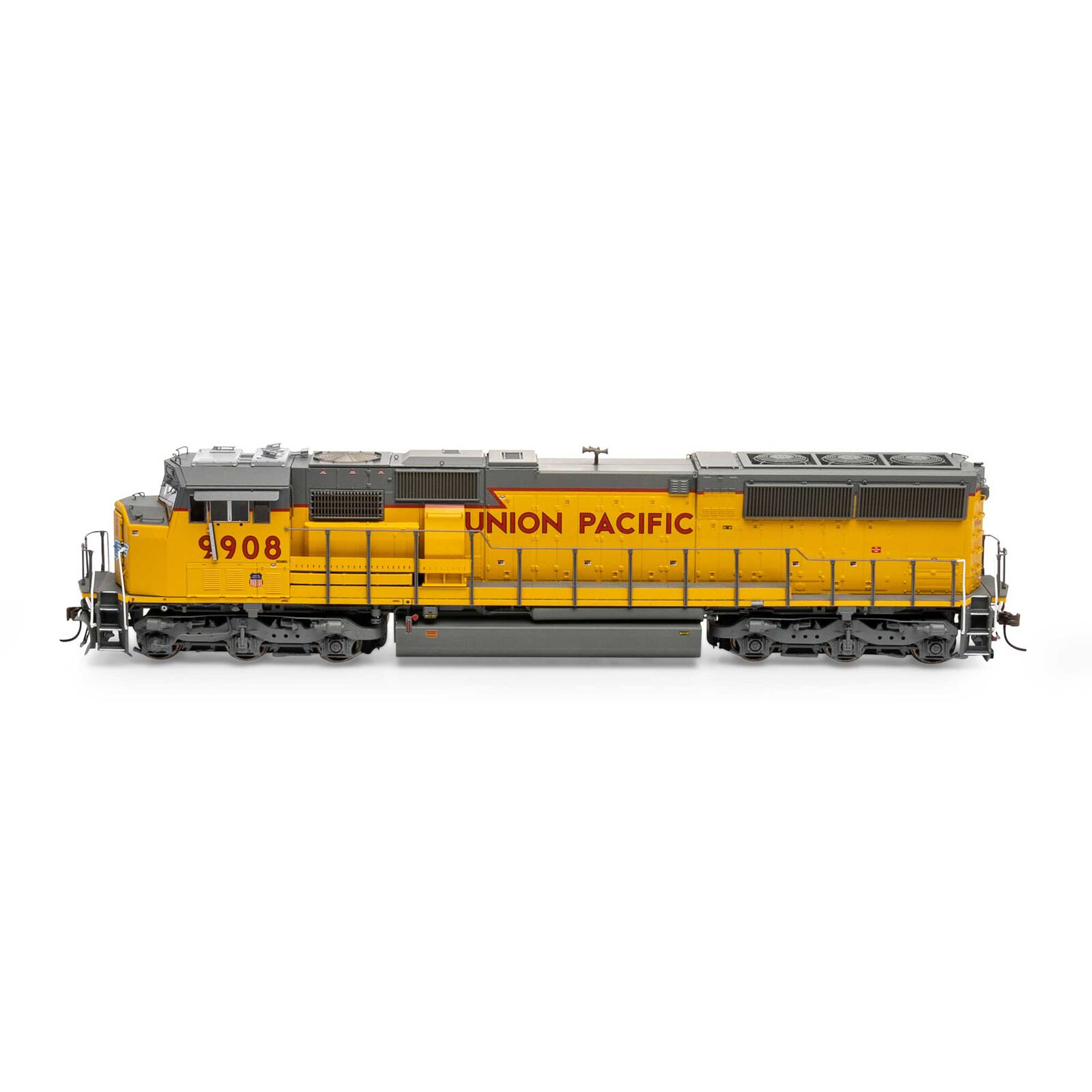 Union Pacific SD59M-2 #9908 with Tsunami2