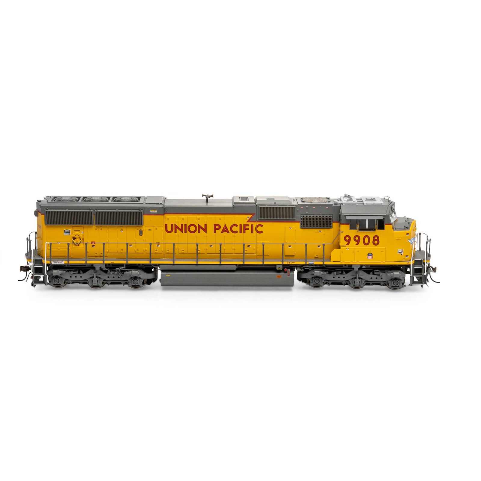 Union Pacific SD59M-2 #9908 with Tsunami2