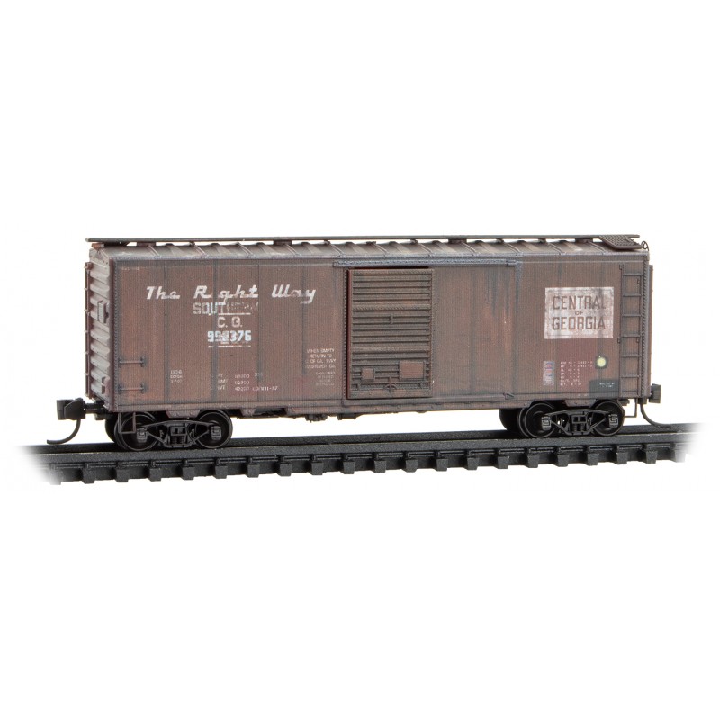 Southern Railway (ex-CG) weathered 40' single door boxcar #992376