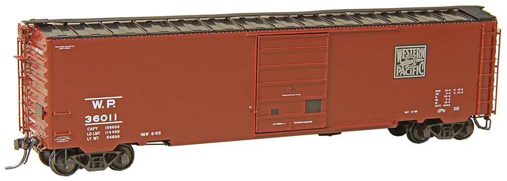 Western Pacific 50' PS-1 boxcar #36011