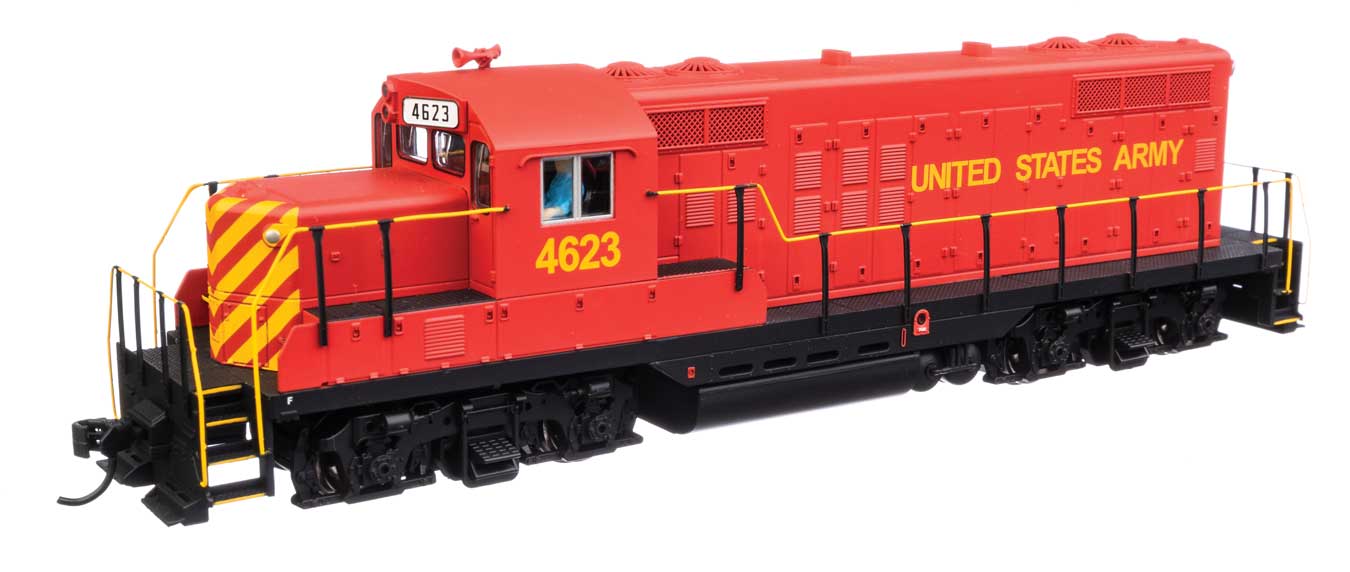 U.S. Army EMD GP9 Phase II Locomotive #4623 With DCC & Sound