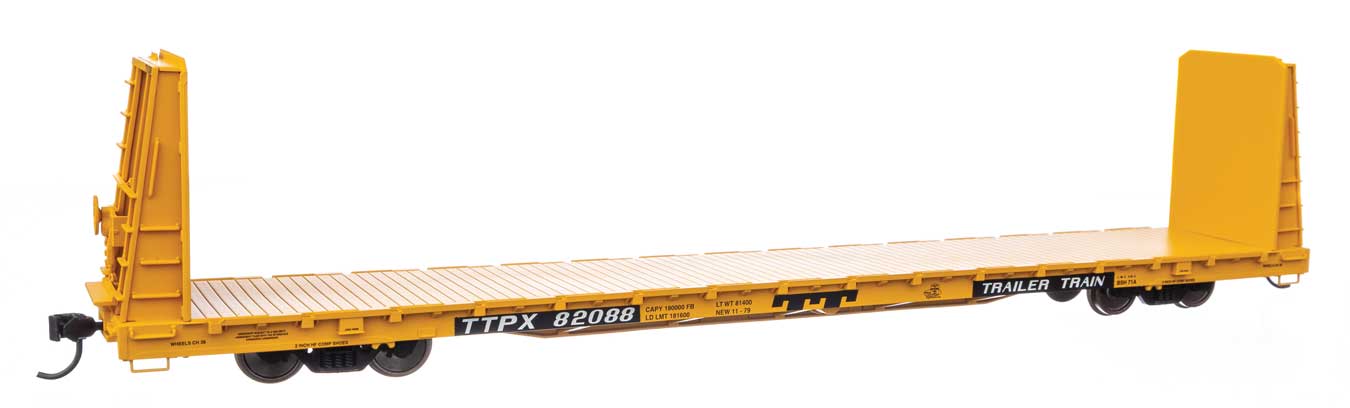 Trailer Train 68' Bulkhead Flat Car #82115
