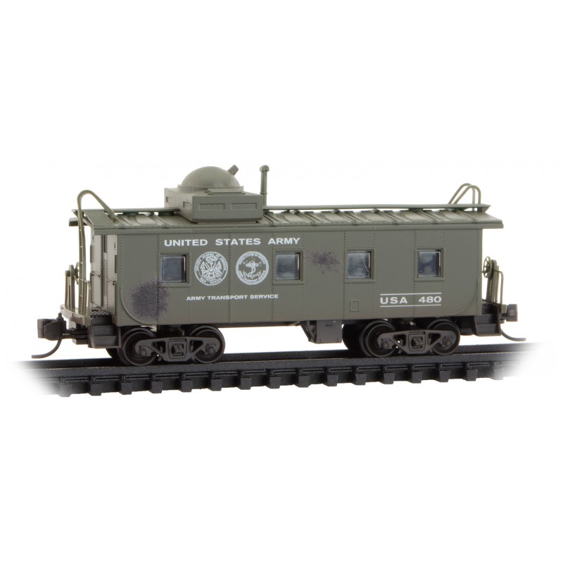 War Of The Worlds 36' Riveted Steel Offset Cupola Caboose #480