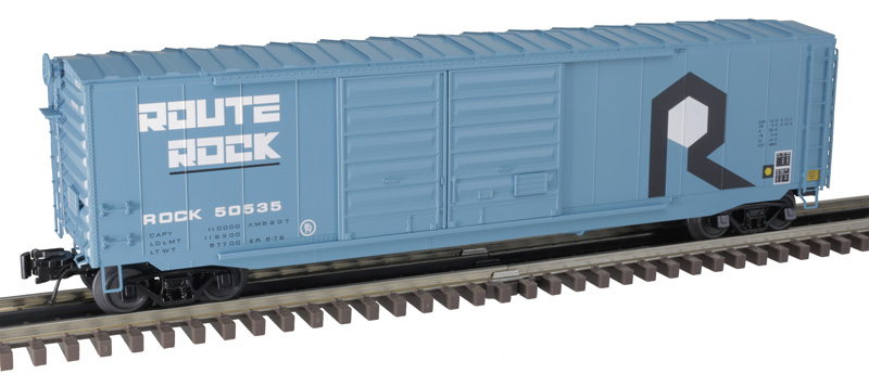 Rock Island "Route Rock" 50' PS-1 double door boxcar #50535