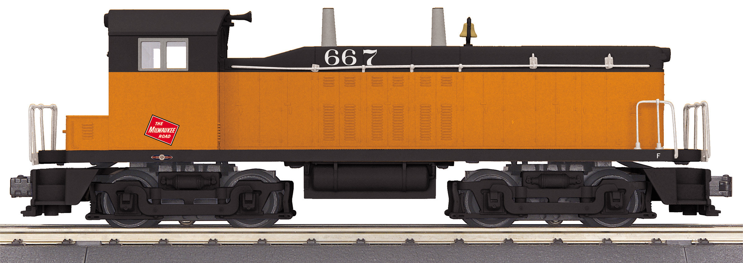 Milwaukee Road scale NW-2 #667 with ProtoSound 3.0