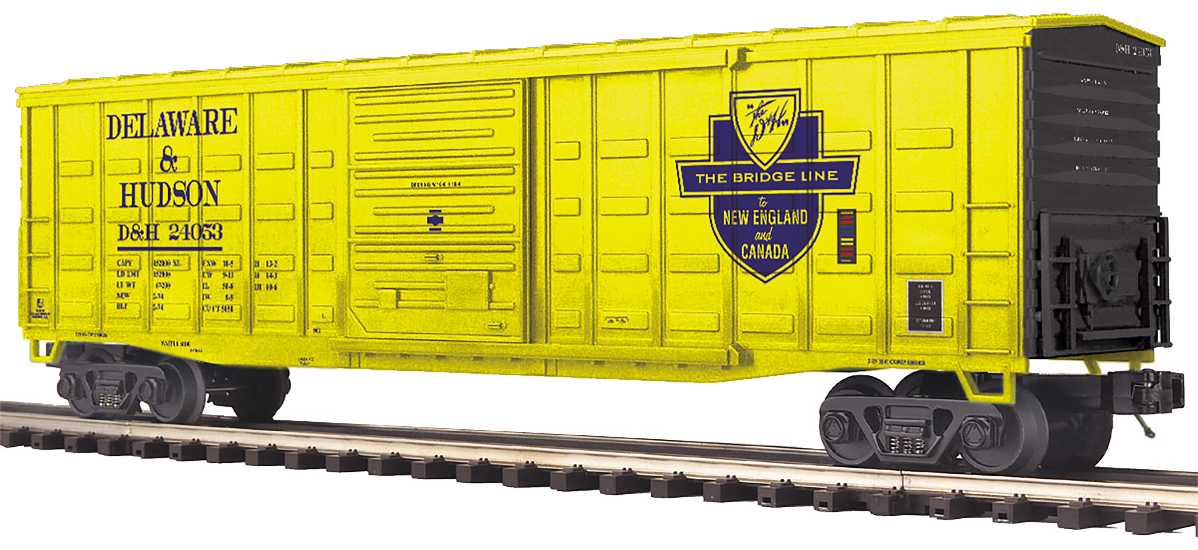 Delaware & Hudson 50' waffle boxcar