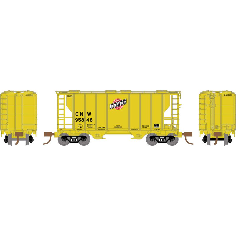 CNW PS 2600 2-Bay Covered Hopper #95846