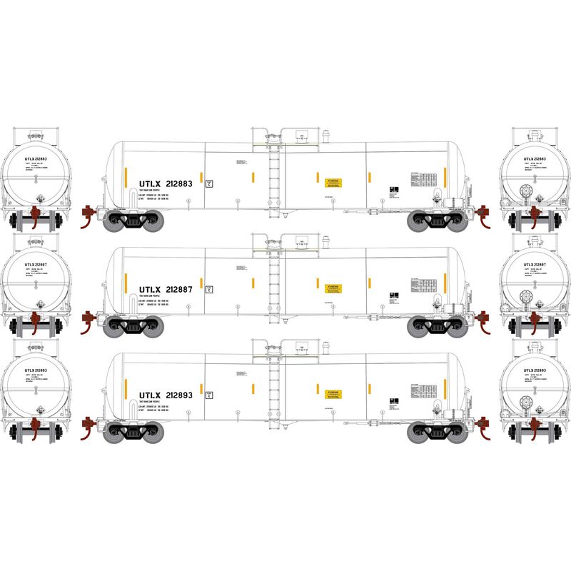 Union Tank Car Company 30K Gallon Ethanol Tank Car 3-Pack #2