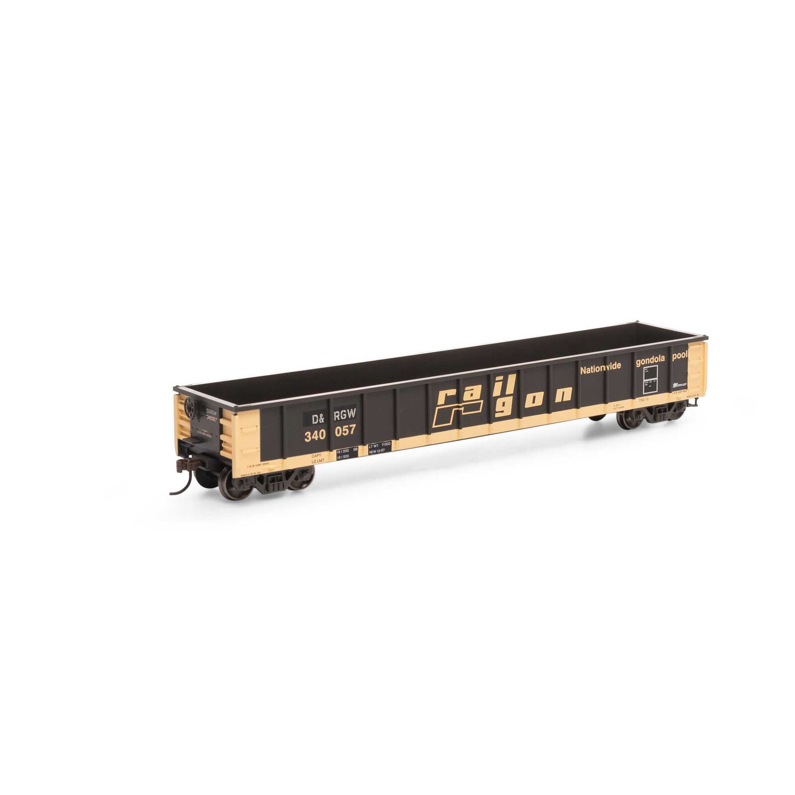 Rio Grande (ex-Railgon) 52' mill gondola #340057
