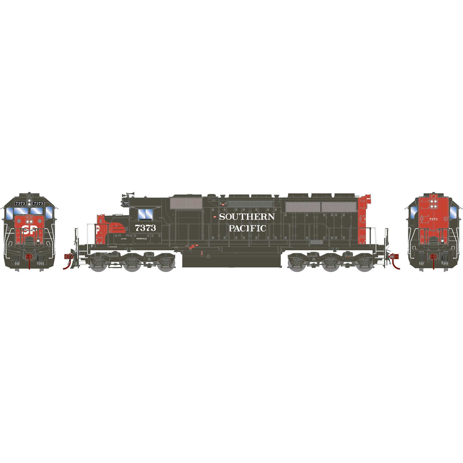 Southern Pacific SD40R #7373 With Tsunami2 DCC & Sound