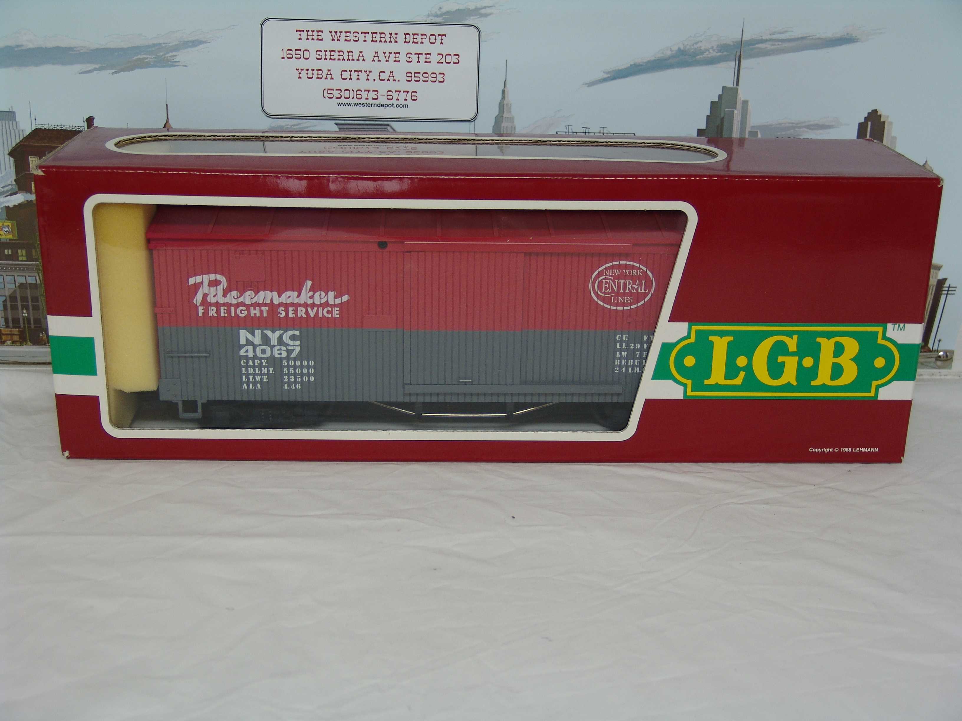 New York Central Pacemaker boxcar #4067 (used)