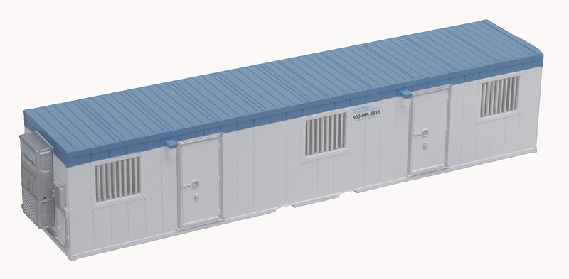 Wilmot mobile office container (white/blue)