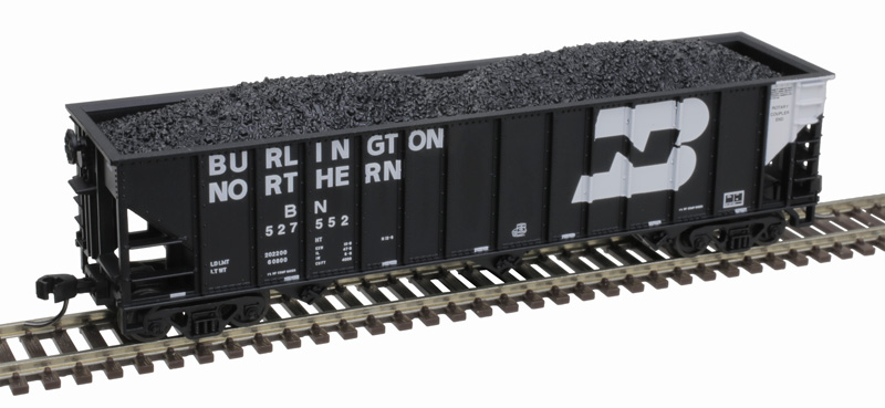 Burlington Northern 90-Ton Hopper With Load #527917