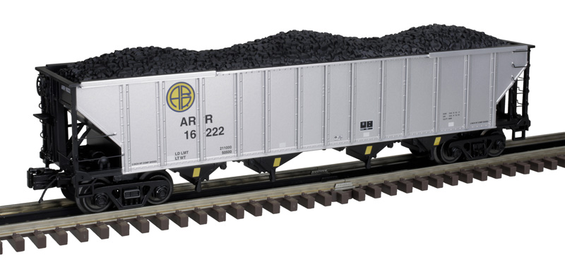 Alaska Railroad 4-bay coal hopper #16241