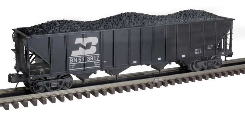 Burlington Northern 4-bay coal hopper #513917