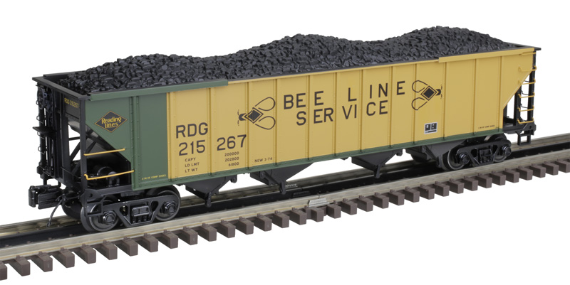 Limited Edition Fallen Flags Anthracite Roads 4-bay coal hopper 3-pack