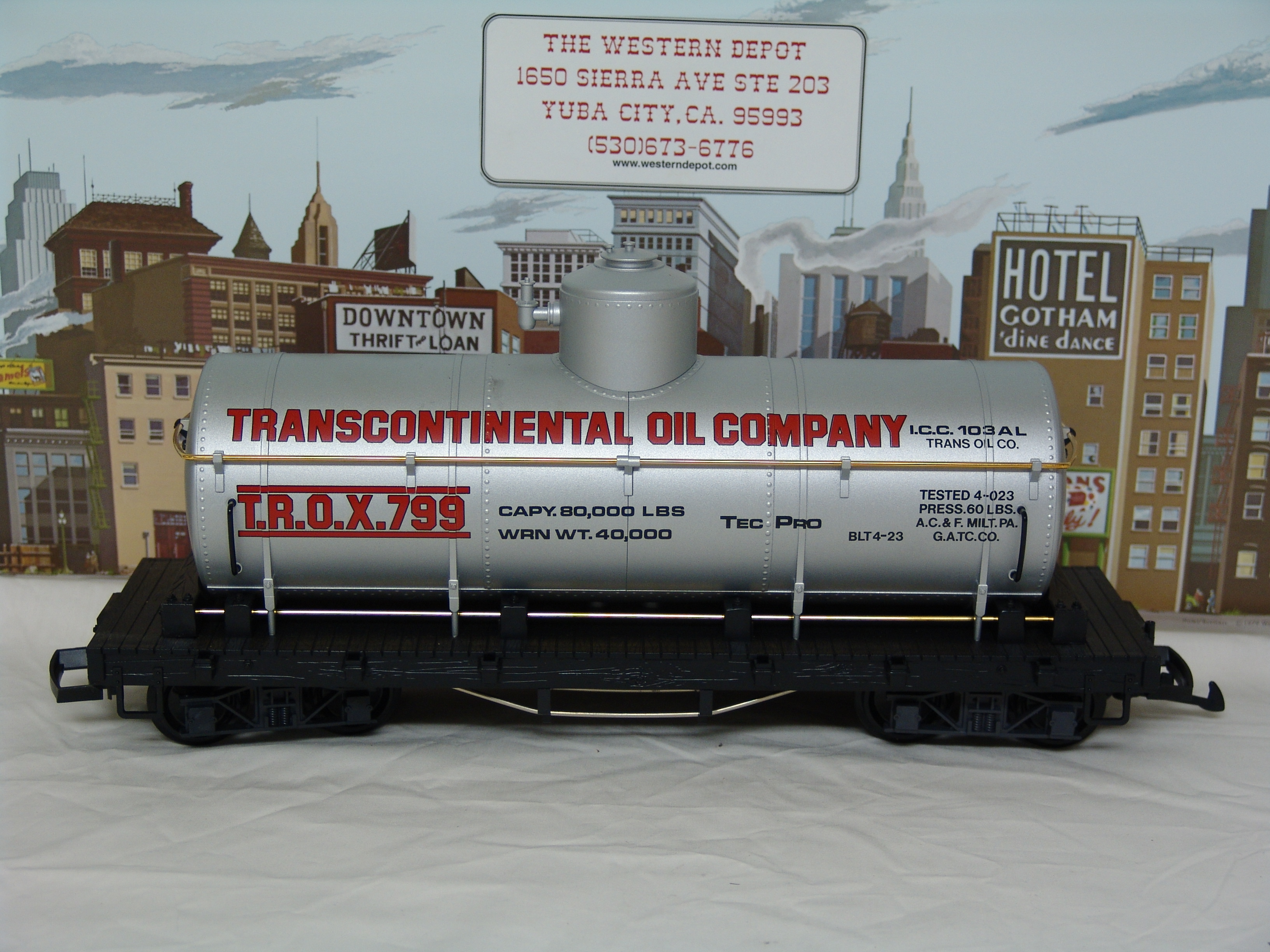 Transcontinental Oil Company tank car #799 (used)