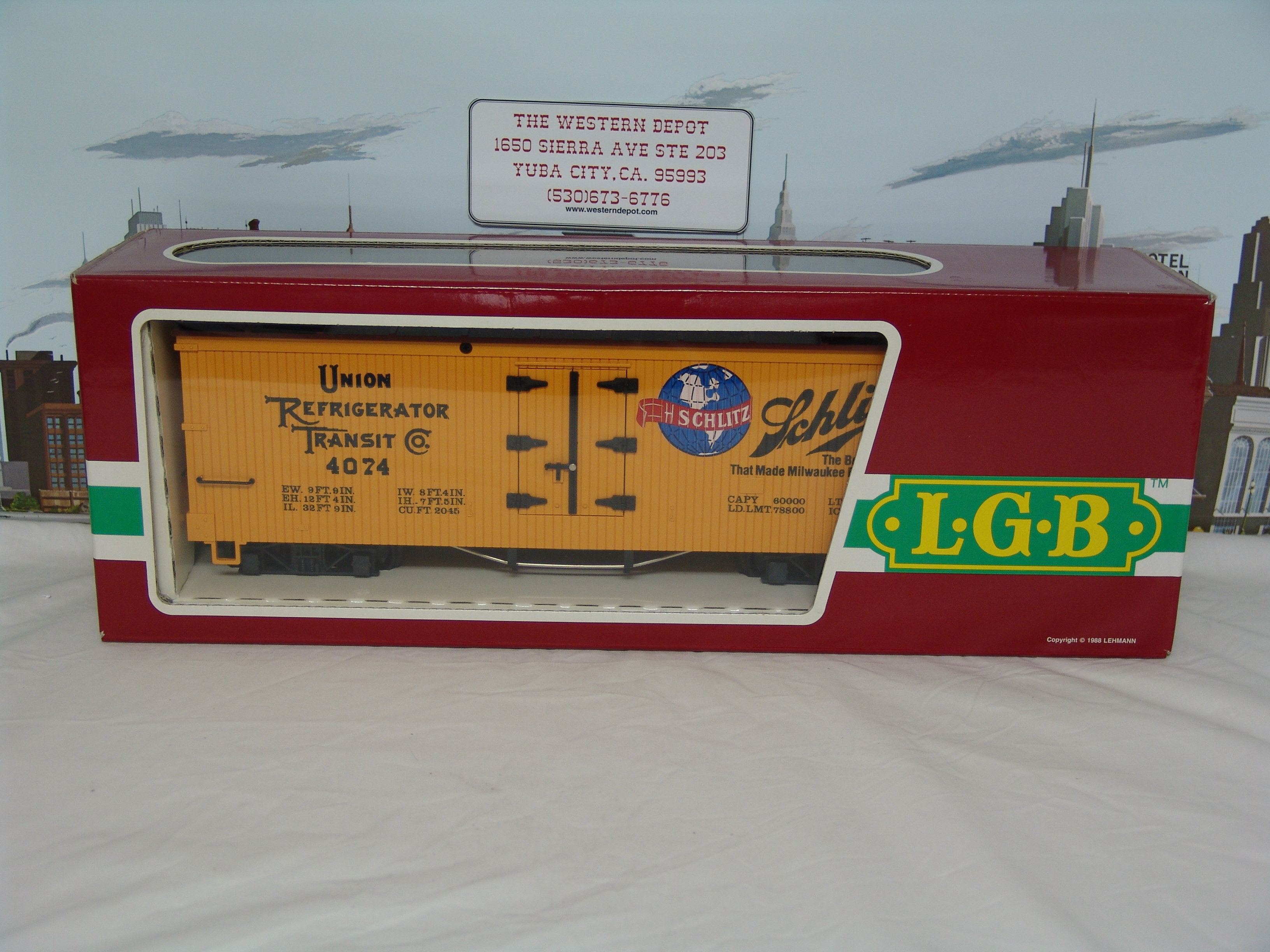 Schlitz reefer car #4074 (used)