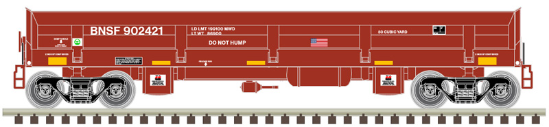 BNSF Difco Side Dump Car #902447