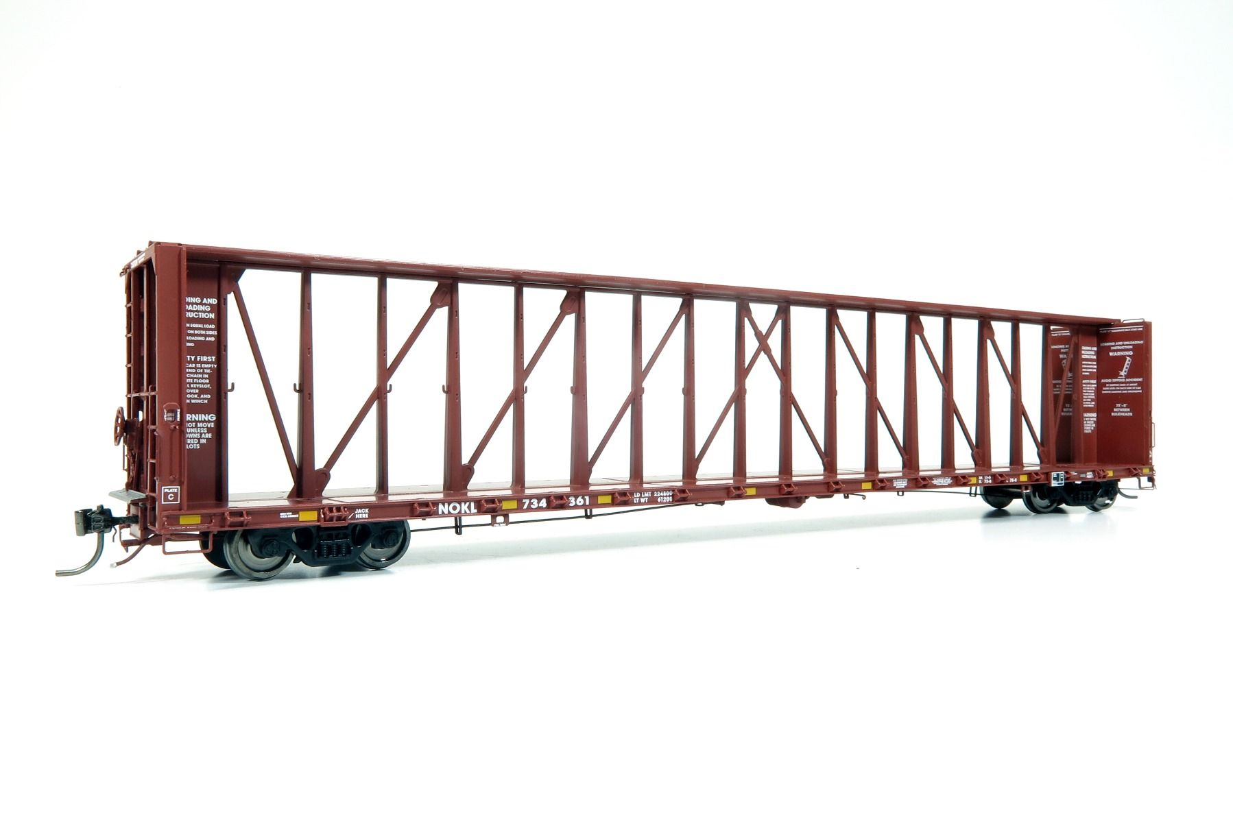 NOKL NSC Centerbeam Flat Car 6-Pack