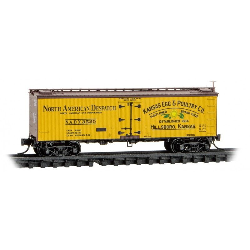 Kansas Egg & Poultry Co. 36' wood sheathed ice reefer #3520