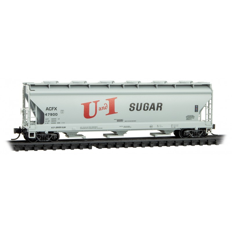 Utah-Idaho Sugar Company 3-bay covered hopper # 47900