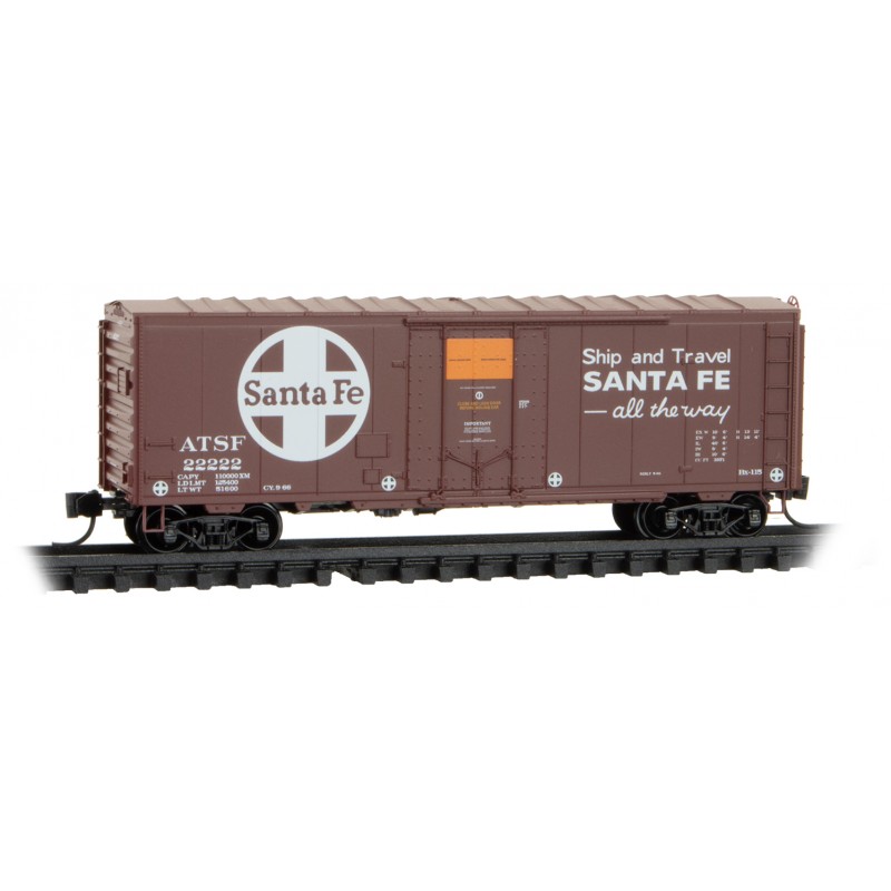 Santa Fe 40' plug door boxcar #22222