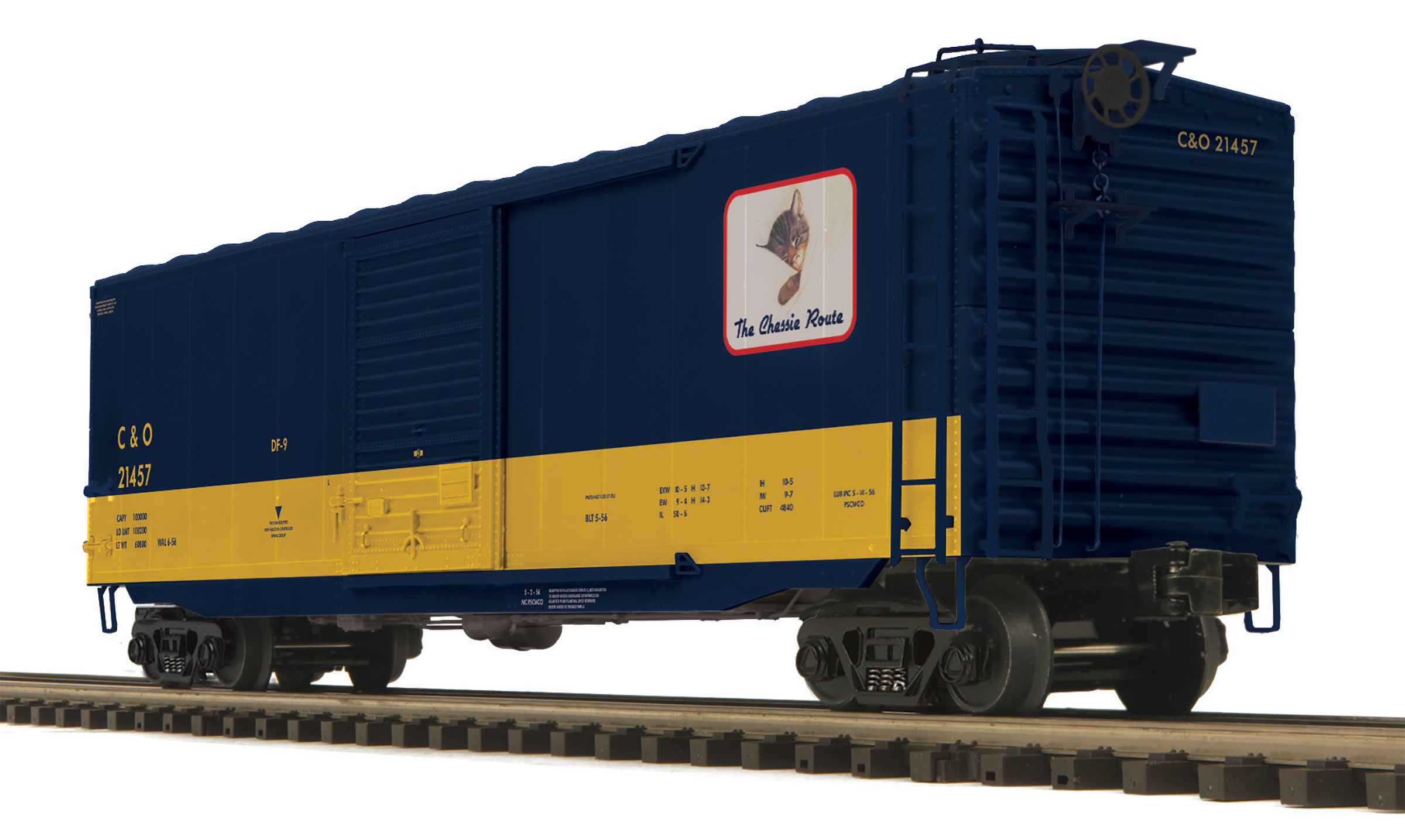 Chesapeake & Ohio 50' PS-1 boxcar with Youngstown door #21457