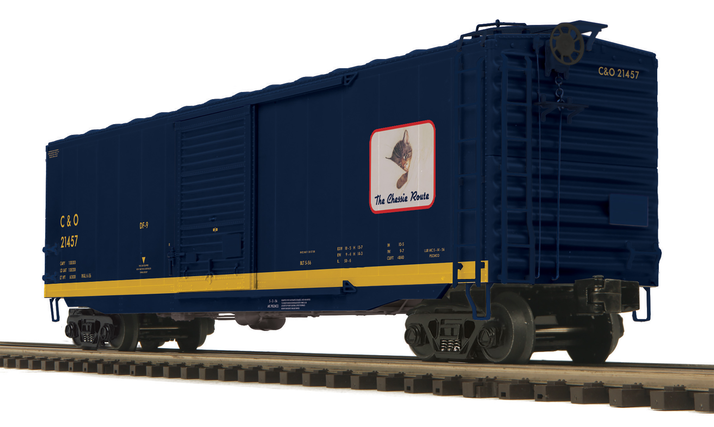 Chesapeake & Ohio 50' PS-1 boxcar with Youngstown door #21457