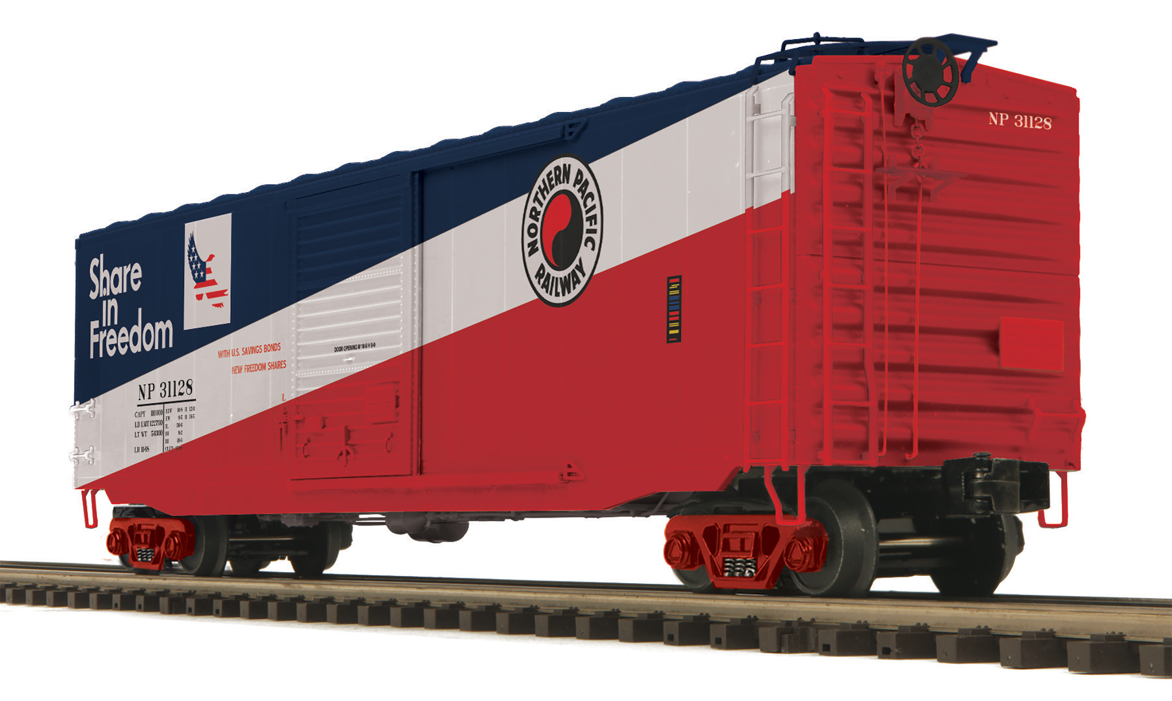 Northern Pacific 50' PS-1 boxcar with Youngstown door