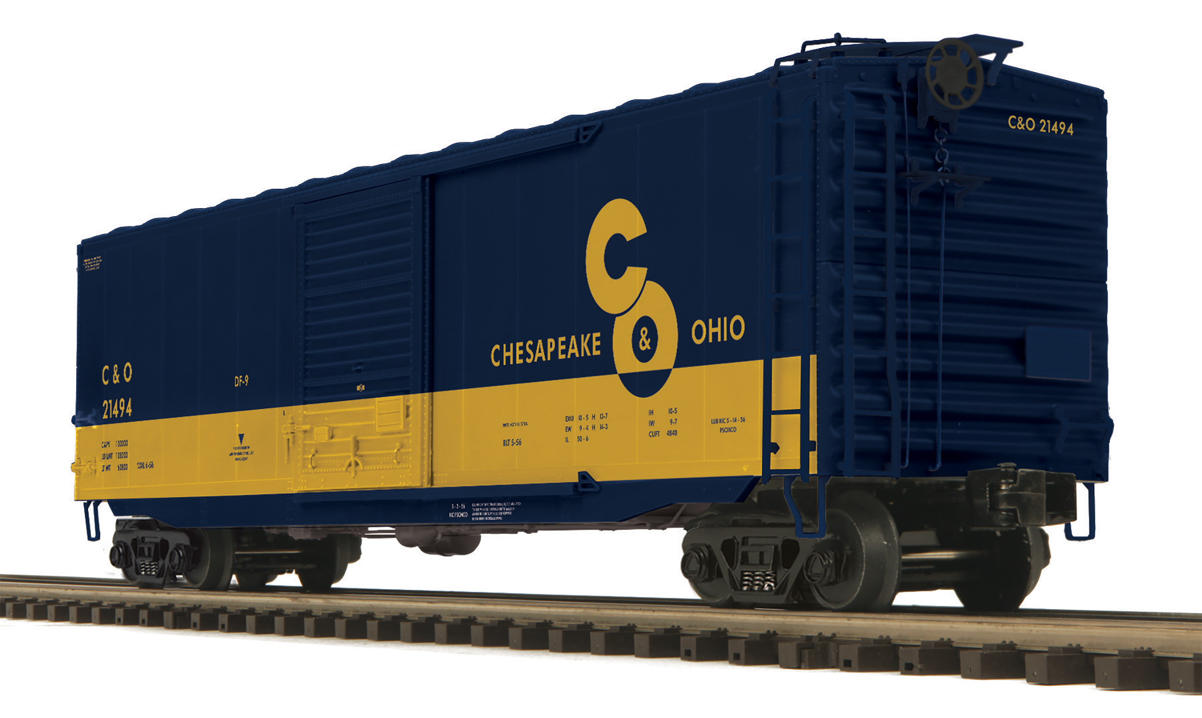Chesapeake & Ohio 50' PS-1 boxcar with Youngstown door #21494