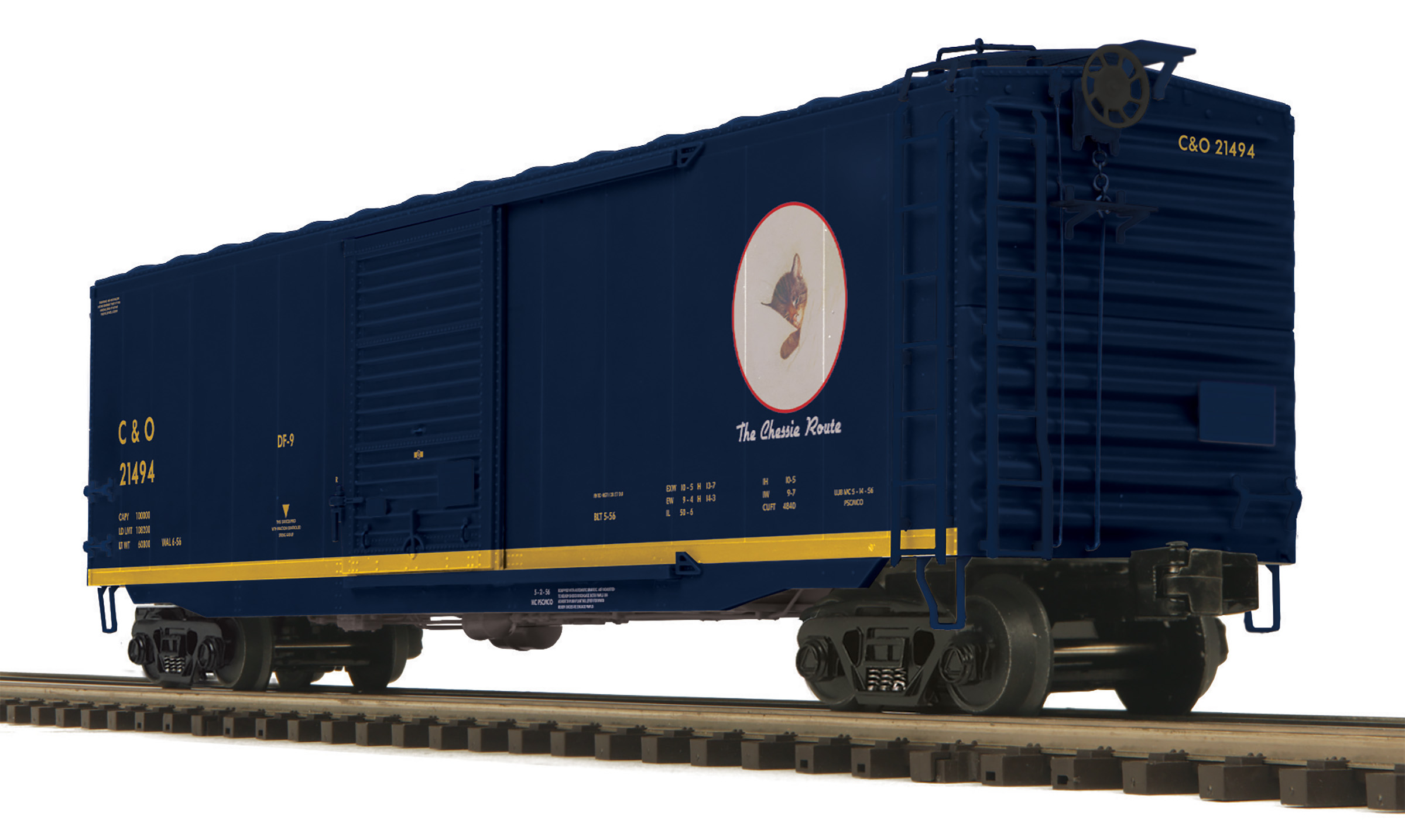 Chesapeake & Ohio 50' PS-1 boxcar with Youngstown door #21494