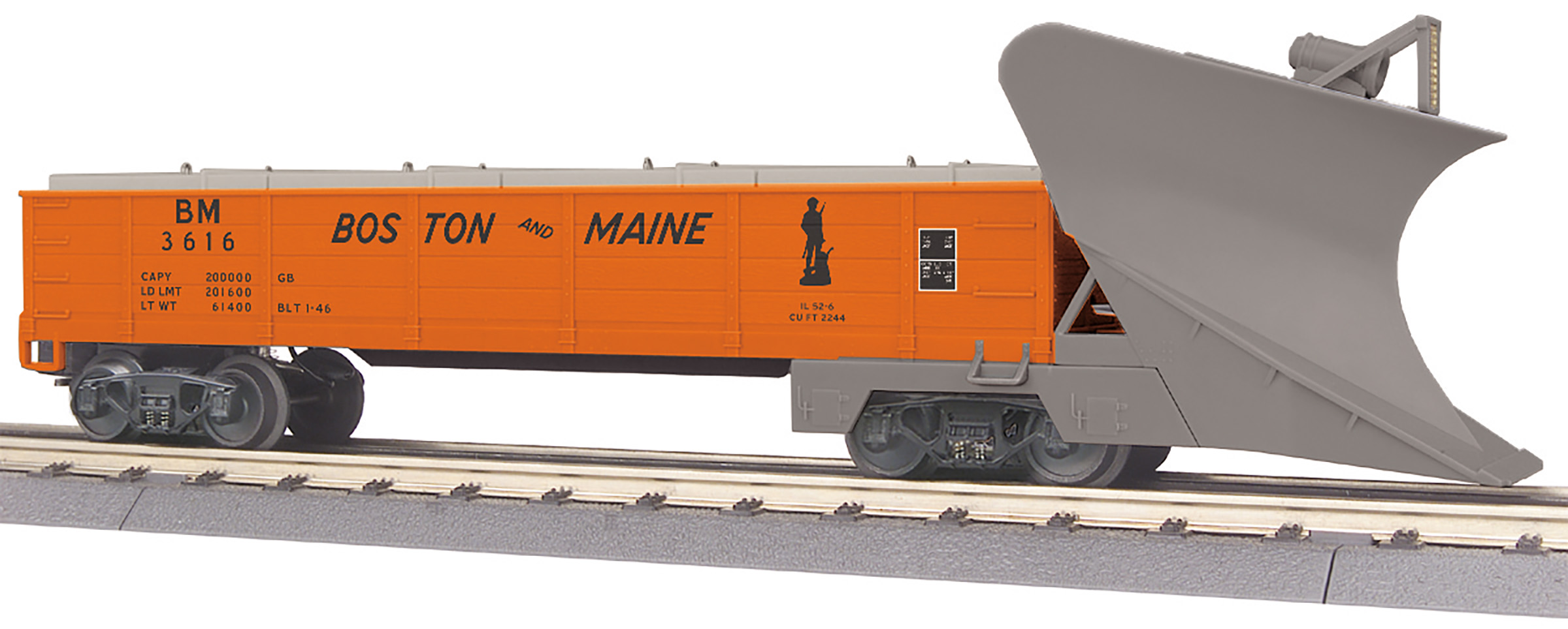 Boston & Maine heavy duty snow plow #3616