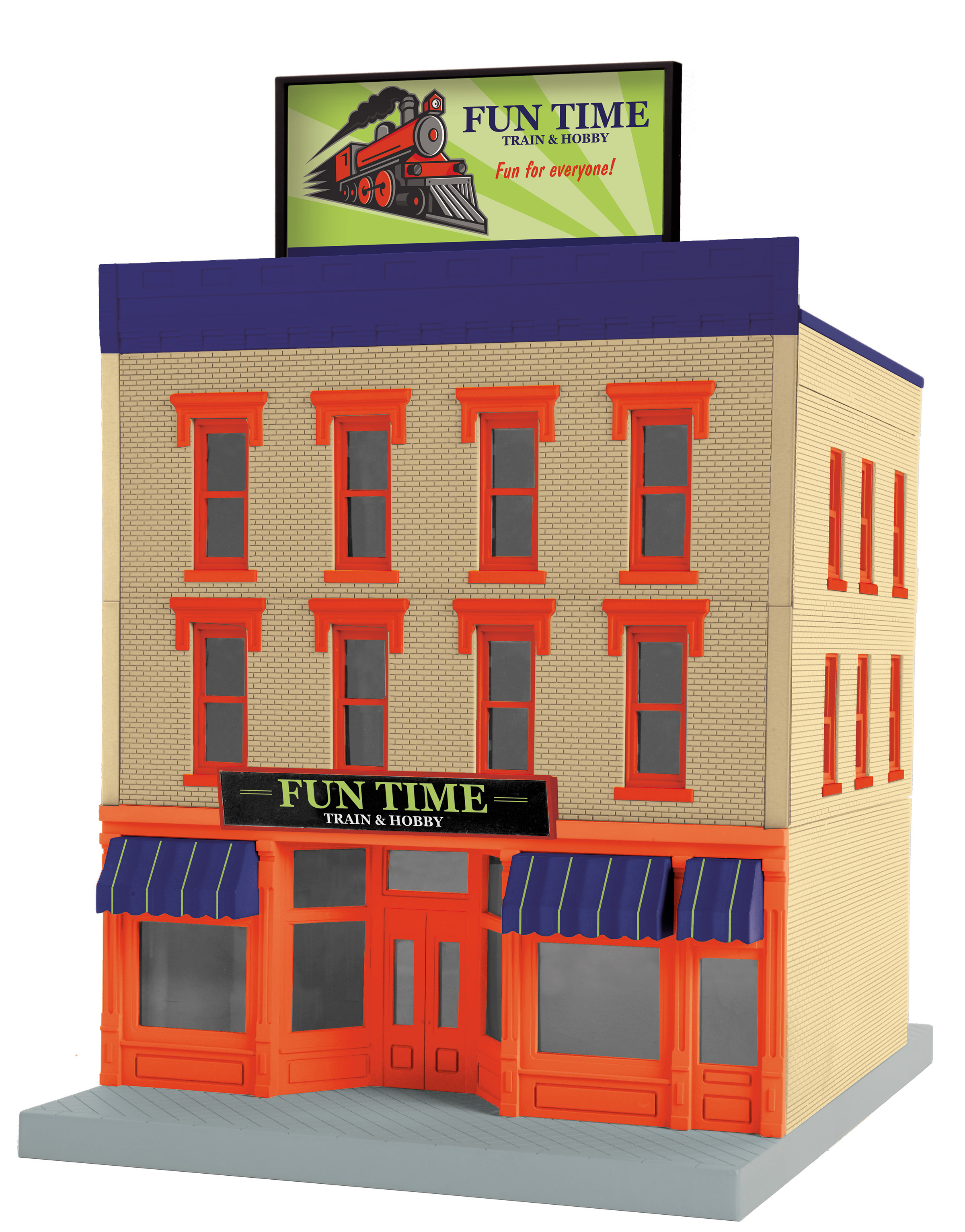 Fun Time Train & Hobby 3-story city building 1
