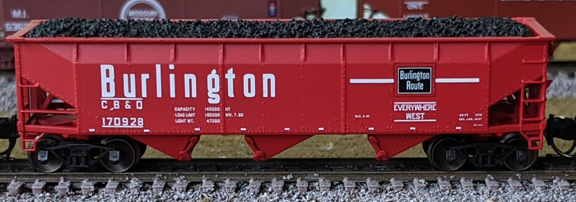 Burlington 3-Bay Offset Side Hopper With Load #170606