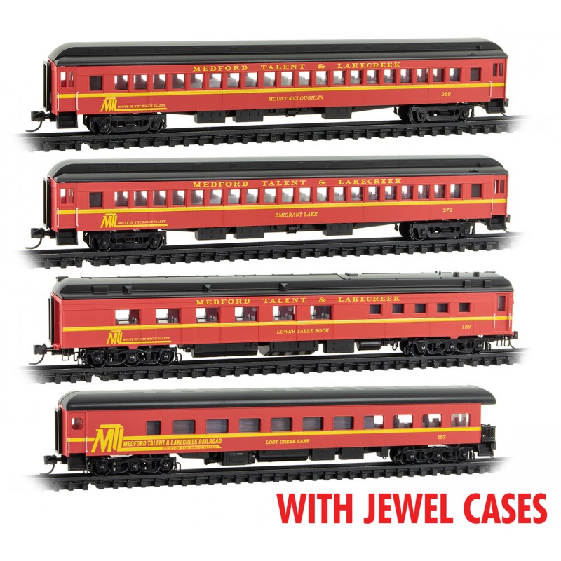 Medford, Talent & Lakecreek 4-Car Dinner Excursion Pack W/Jewel Cases