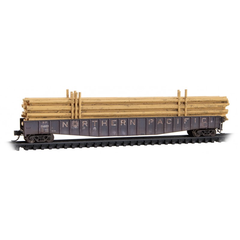Northern Pacific Log Gondola 3-Pack With Jewel Cases