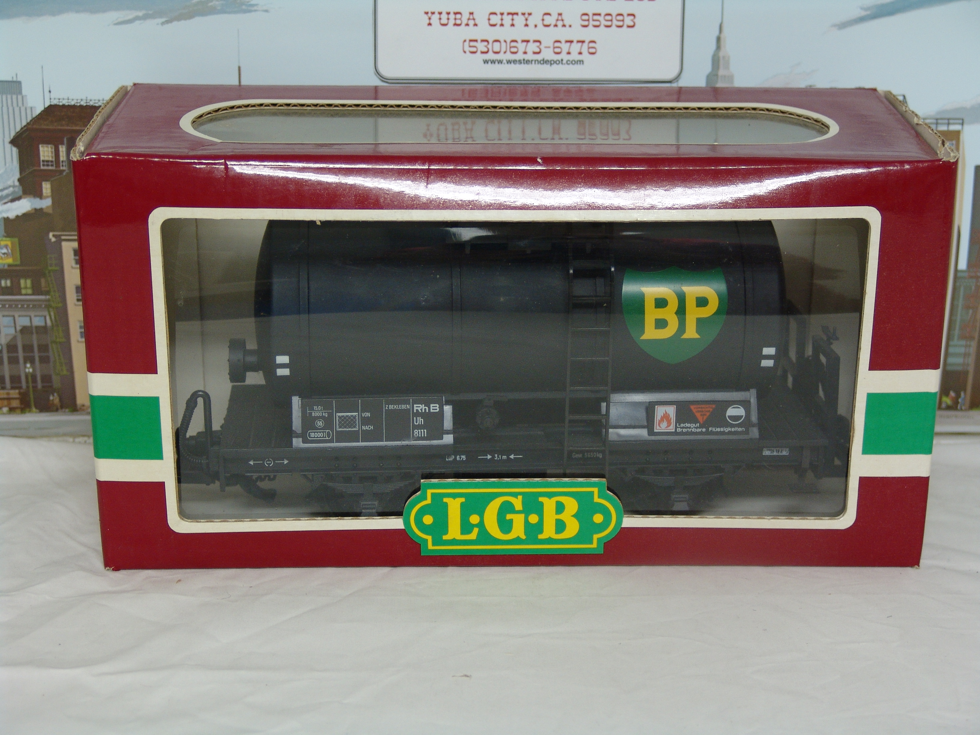 BP two-axle tank car (used)