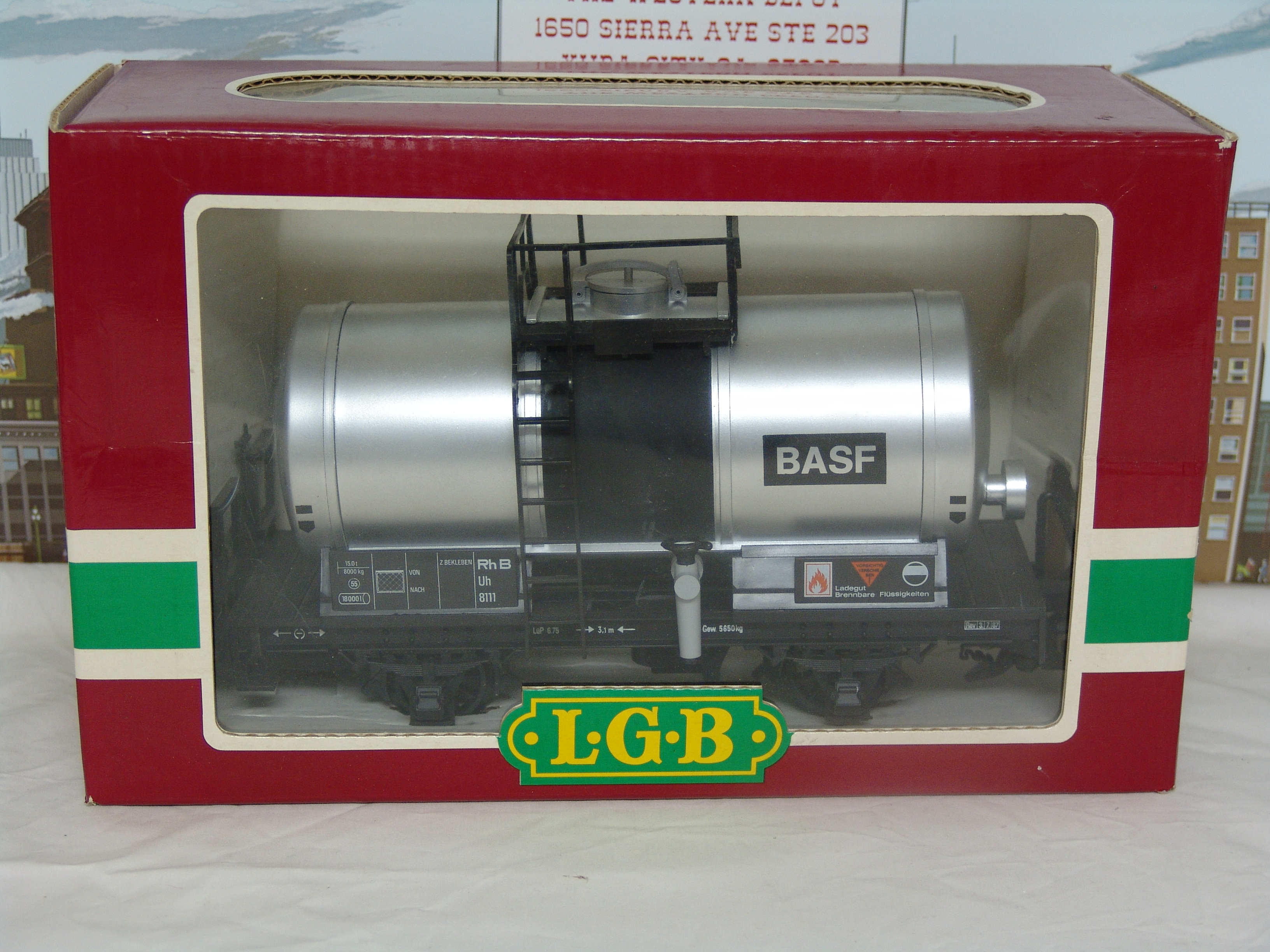 BASF two-axle tank car (used)