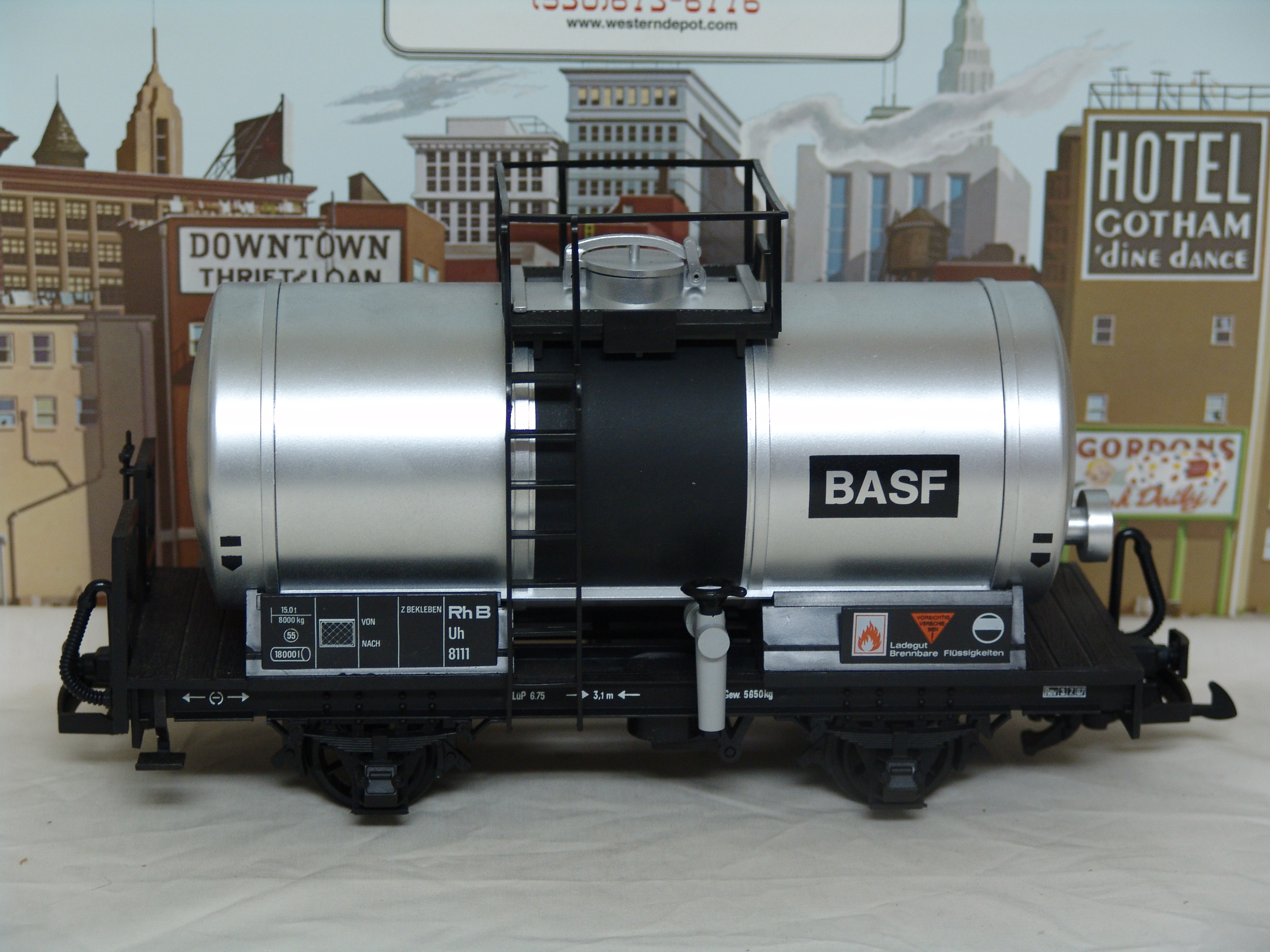 BASF two-axle tank car (used)