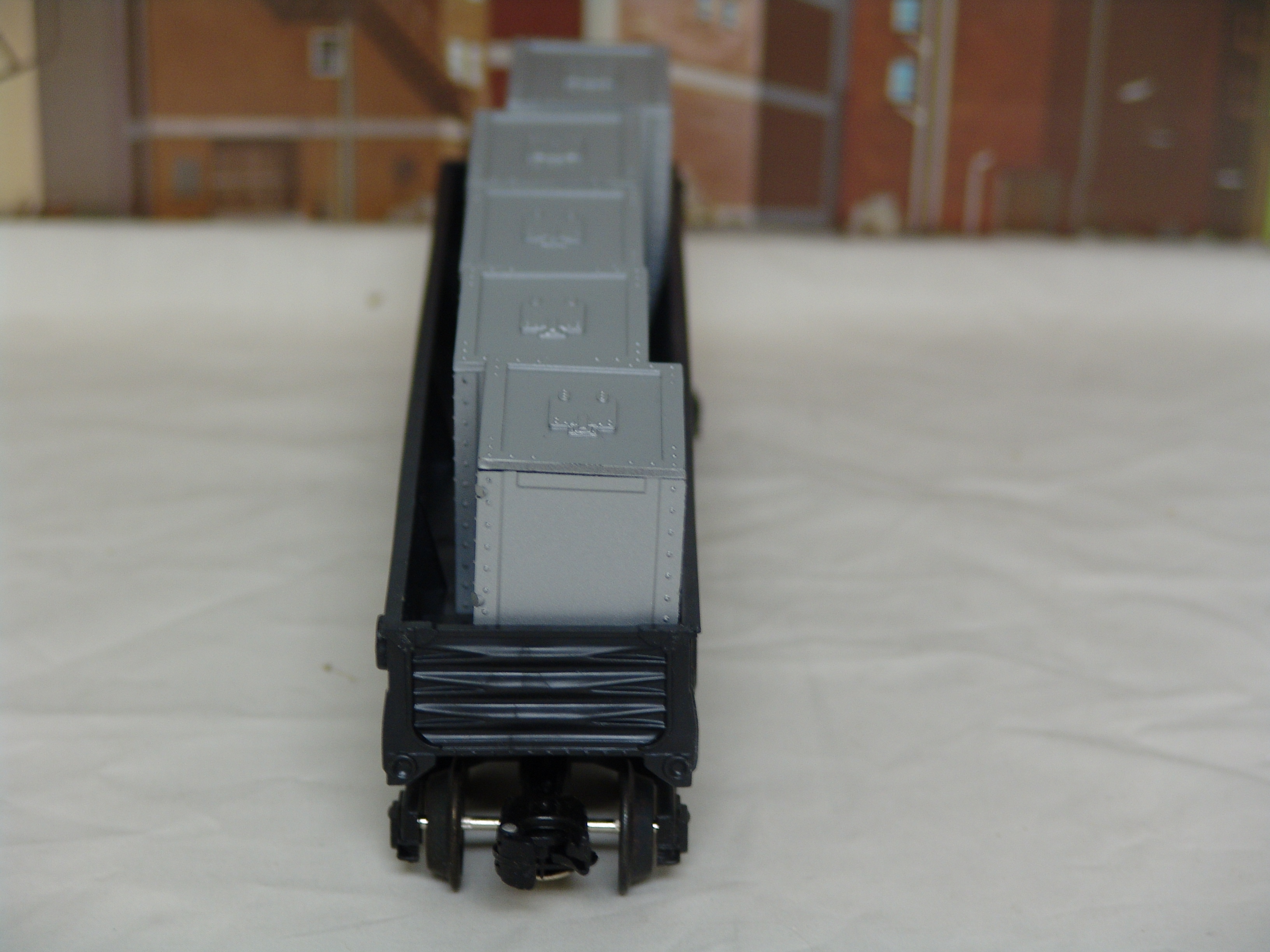 1991 Toy Fair gondola with crates