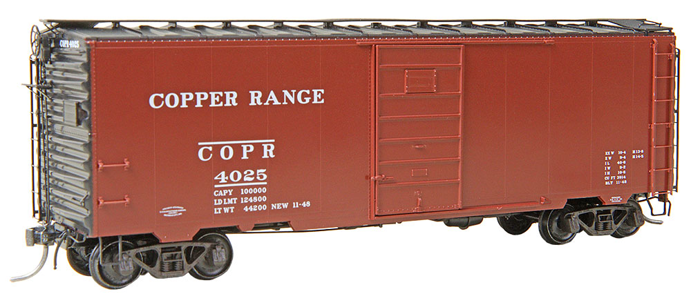 Copper Range 40' PS-1 Box Car 6' Door #4025